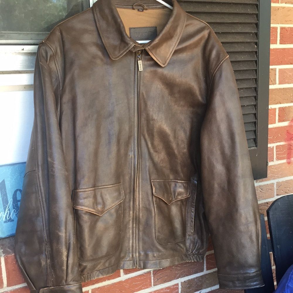 Izod Leather Jacket